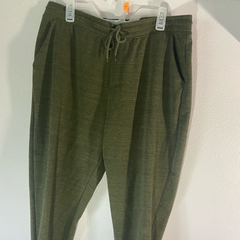 Mens Athletic Works Sweatpants XL Green